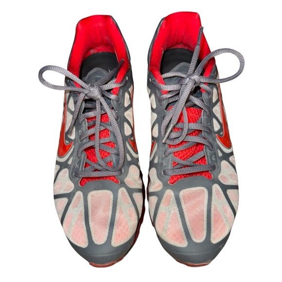 Nike Air Max Fitsole Running Shoes Women’s Size 10 Grey Red - Picture 2 of 9